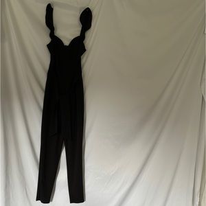 Express - Black, Sweetheart Neckline Jumpsuit